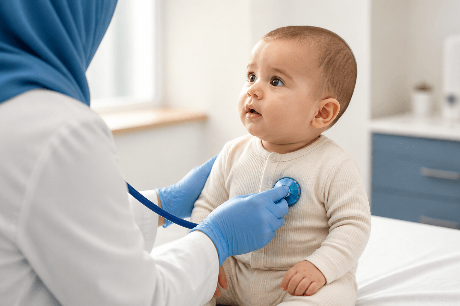 Paediatric well-child visit with a family physician